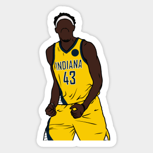 Pascal Siakam Indiana Celebration Sticker